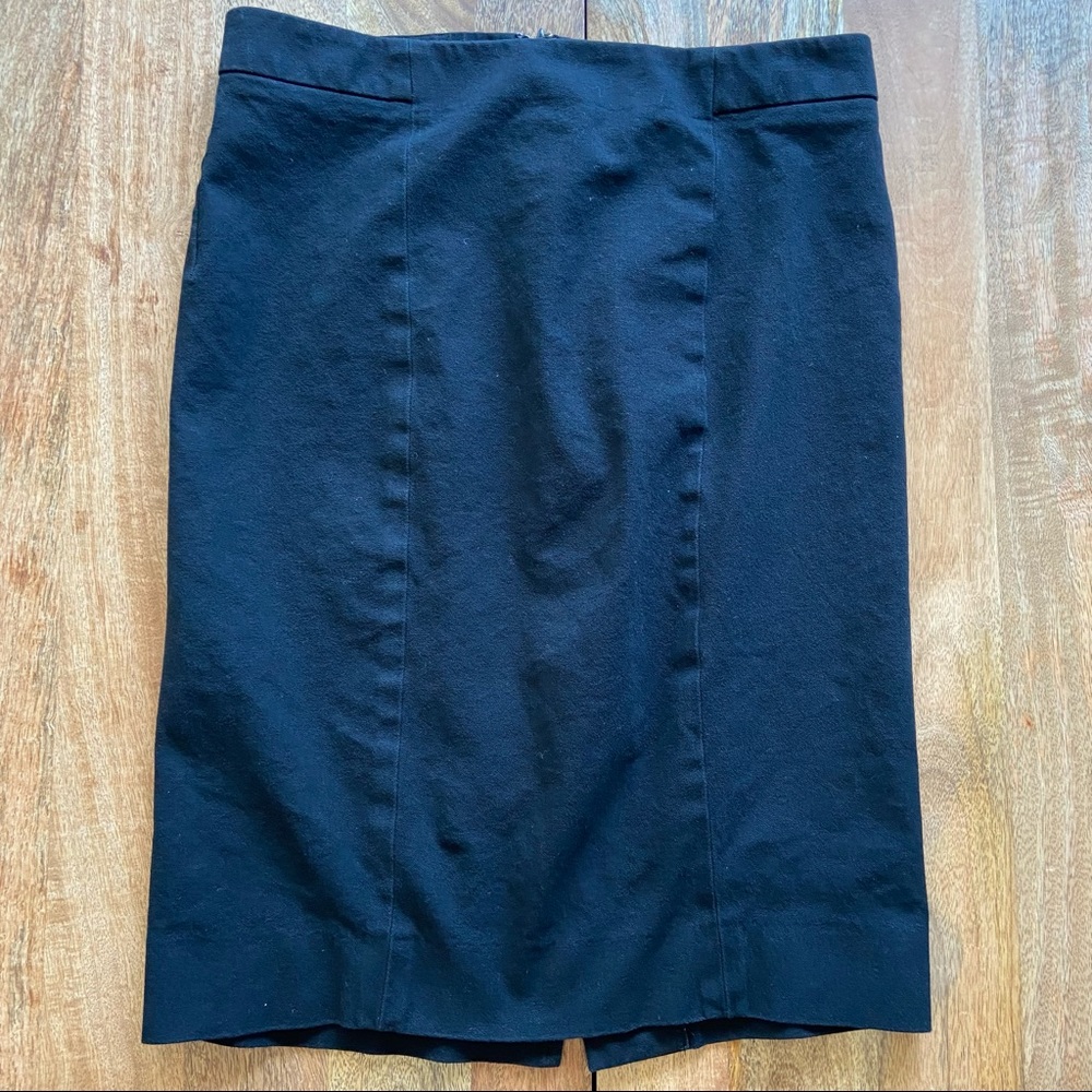 GAP Black Stretch Pencil Skirt Size 2